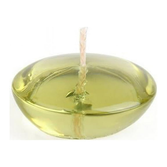 Jeco CFZ-109 3 in. Clear Sage Gel Floating Candles, Green - 6Piece per Box