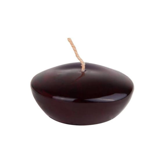 Jeco CFZ-114-0 3 in. Clear Gel Floating Candles, Black - 6 Piece per Box