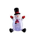 thumbnail image 1 of Jeco CHD-OD036 8 ft. Inflatable Snowman with Rotating Light, 1 of 5