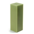 thumbnail image 1 of Jeco CPZ-157-0 3 x 9 in. Sage Square Pillar Candle, Green, 1 of 1
