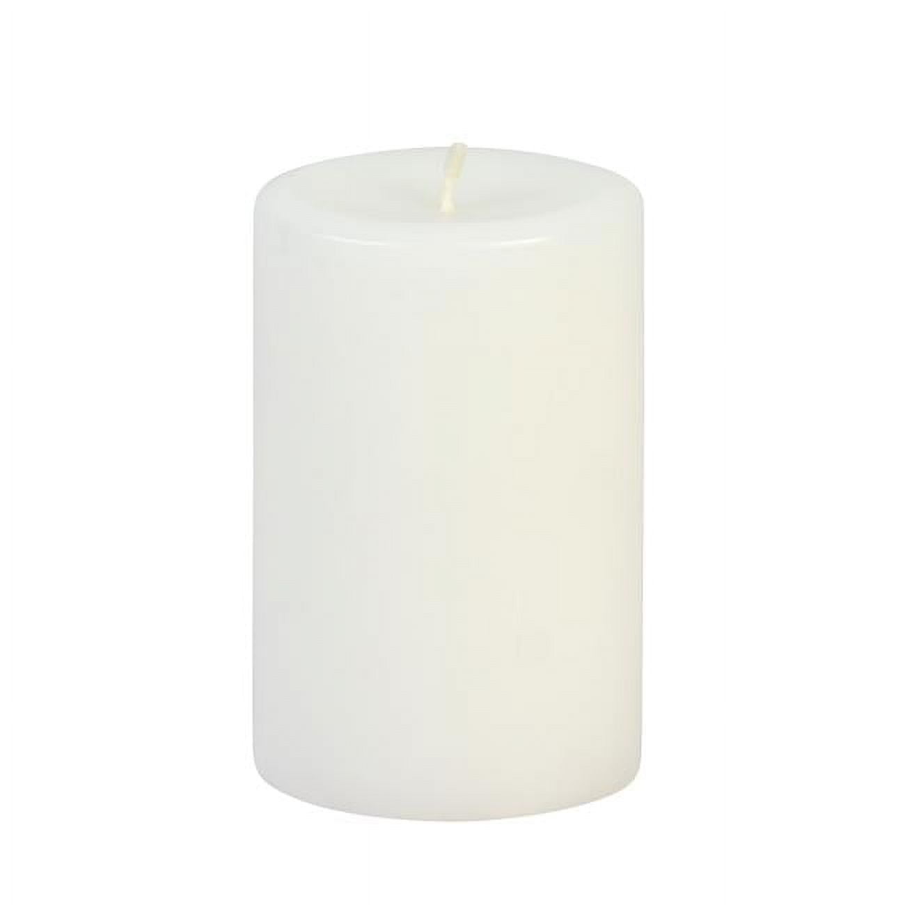 White 3" x 2" Clean Smoke-free Pillar Candle