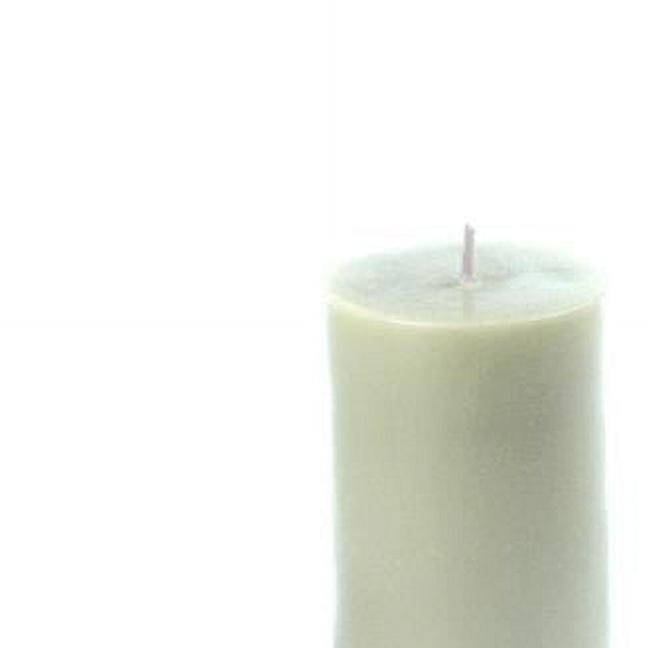 White 3" x 2" Clean Smoke-free Pillar Candle