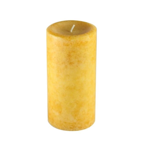 Jeco CPZ-36PS 3 x 6 in. Pumpkin Spice Mustard Scented Pillar Candle