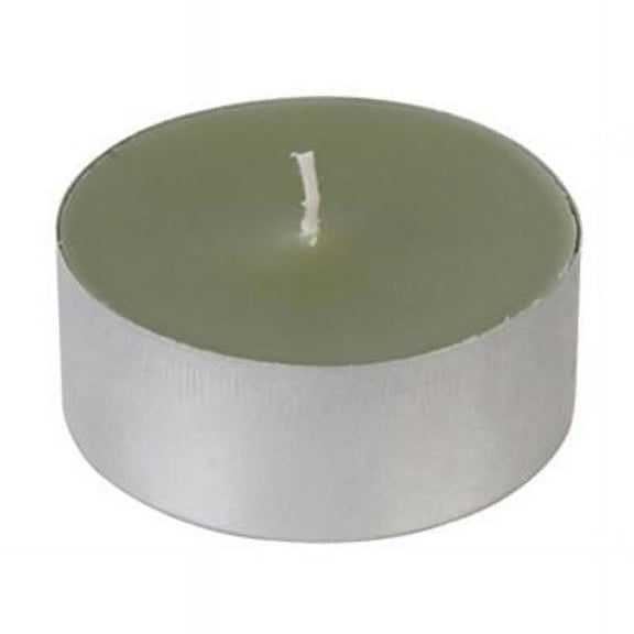 Jeco CTM-010 Mega Oversized Sage Tealights, Green - 12 Piece per Box