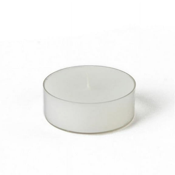 Jeco CTM-020 Mega Oversized Tealights, White - 12 Piece per Box