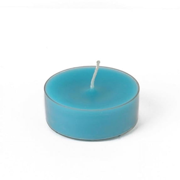 Jeco CTM-027 Mega Oversized Tealights, Turquoise - 12 Piece per Box