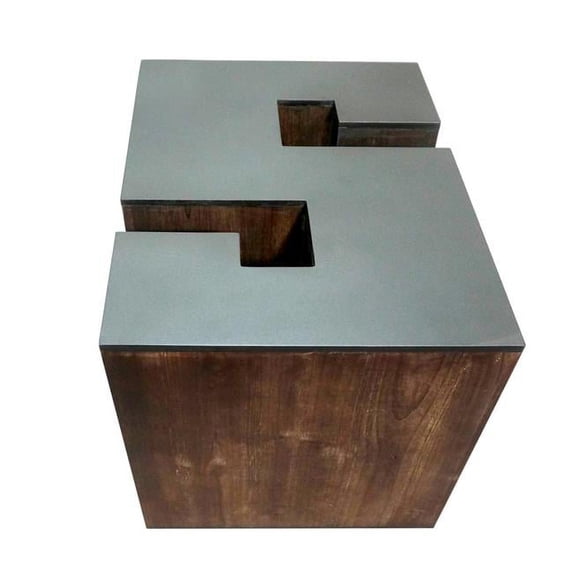 Jeco F-WS001S Letter-Shaped Wooden Stool