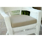 Jeco FS006-CS Single Chair Cushion, Wicker Tan