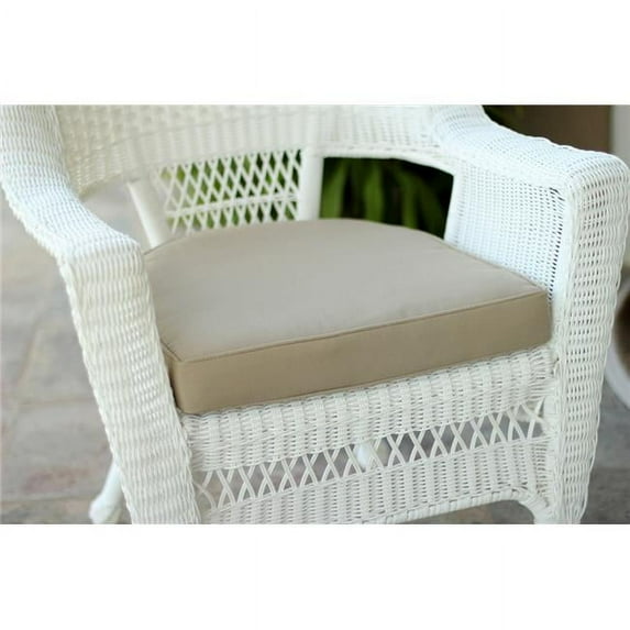Jeco FS006-CS Single Chair Cushion, Wicker Tan