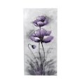thumbnail image 1 of Jeco Floral and Botanical Canvas Art in Purple and Black, 1 of 2