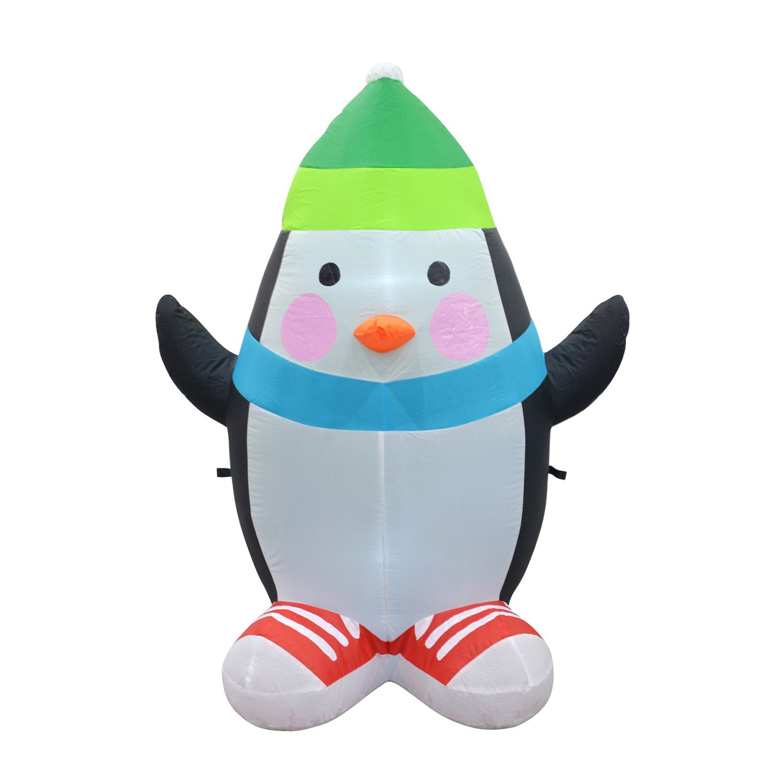 Jeco Giant Weather Resistant Polyester Inflatable LED Christmas Penguin