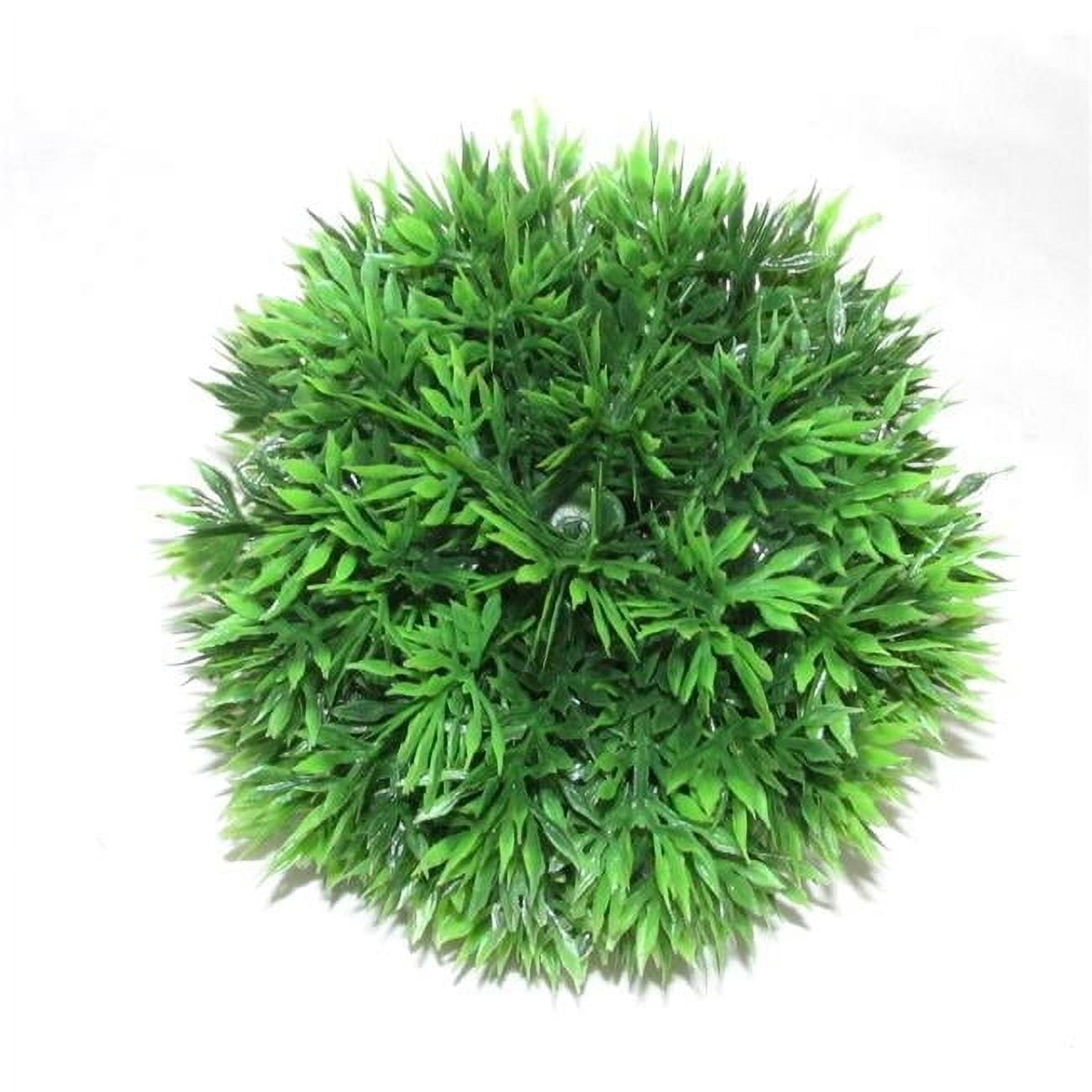 Green Plastic Cedar Topiary Sphere for Desktop