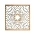 thumbnail image 1 of Jeco HD-DM003 28 in. Square Bronze Metal Wall Decor, 1 of 2