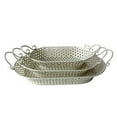 thumbnail image 1 of Jeco HD-HA0007-S Ornate White Metal Tray (Small), 1 of 1