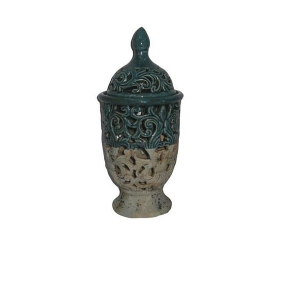 Jeco HD-HADJ071 Ceramic Jar, Blue