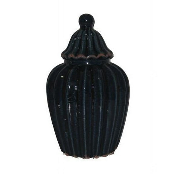 Jeco HD-HADJ073 Ceramic Jar, Black
