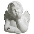 thumbnail image 1 of Jeco HD-HASF001 Ceramic Cherub Statue, White, 1 of 2