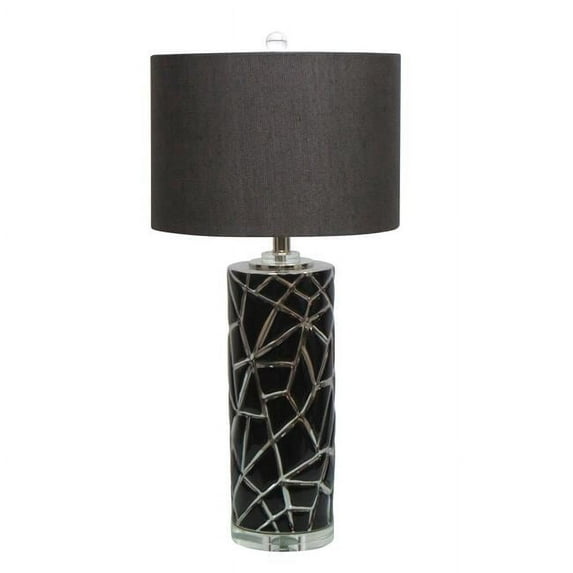 Jeco HD-LM002 27.75 in. Ceramic Table Lamp with Crystal Base
