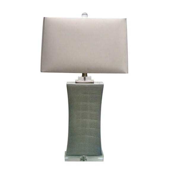 Jeco HD-LM023 28.75 in. Ceramic Table Lamp with Crystal Base