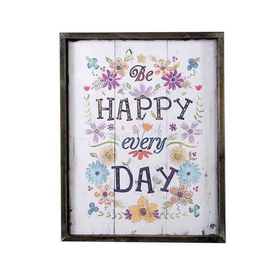 Jeco HD-WA075 Happy Every Day Plaque