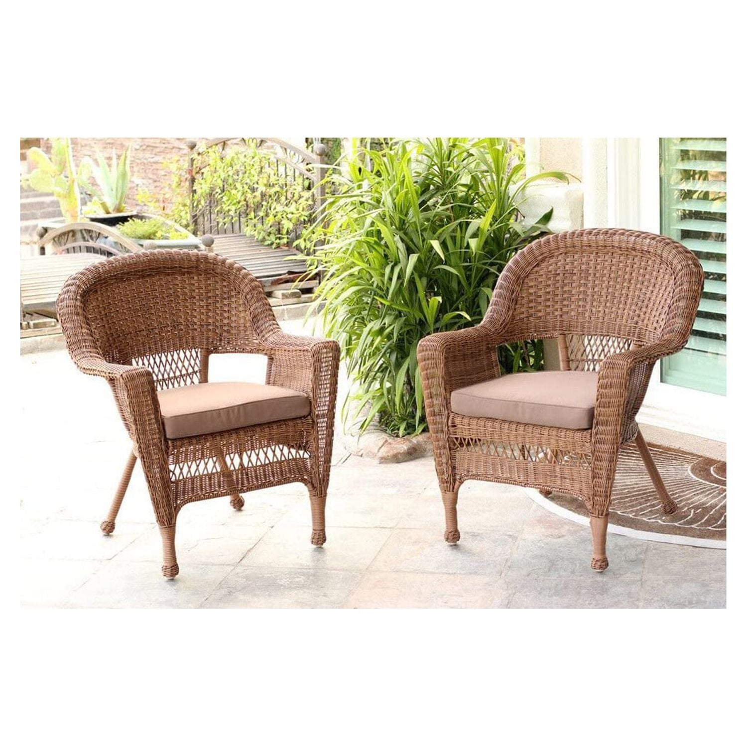 Synthetic wicker chairs hot sale