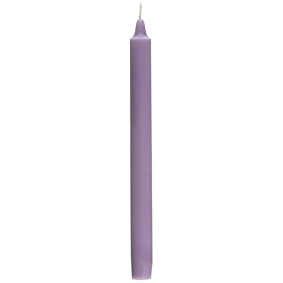 zest candle 12-piece taper candles, 10-inch, lavender straight