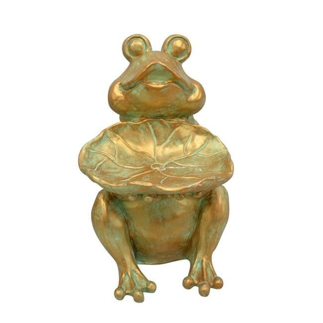 Jeco ODGD013 Sitting Frog Garden Statue