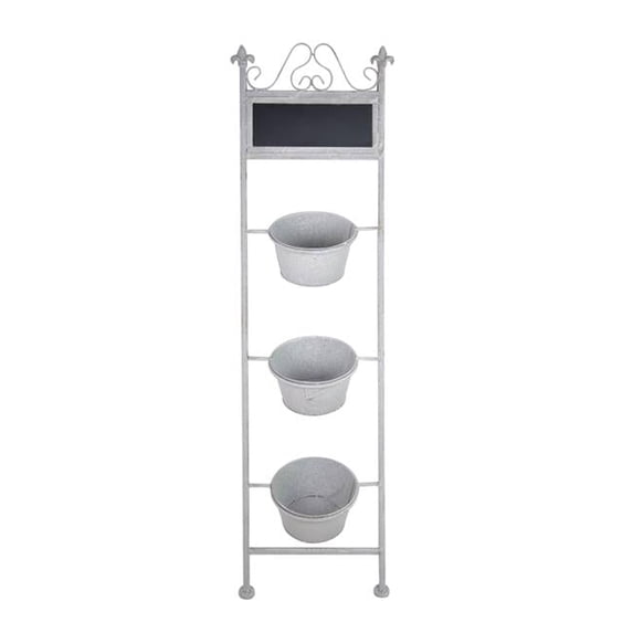 Jeco ODPS009 Lafare Multi-tiered Metal Plant Stand