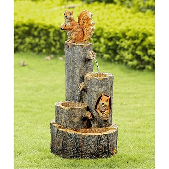 Jeco Playing Squirrels Water Fountain