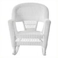 thumbnail image 1 of Jeco Rocker Wicker Chair in White (Set of 2), 1 of 1
