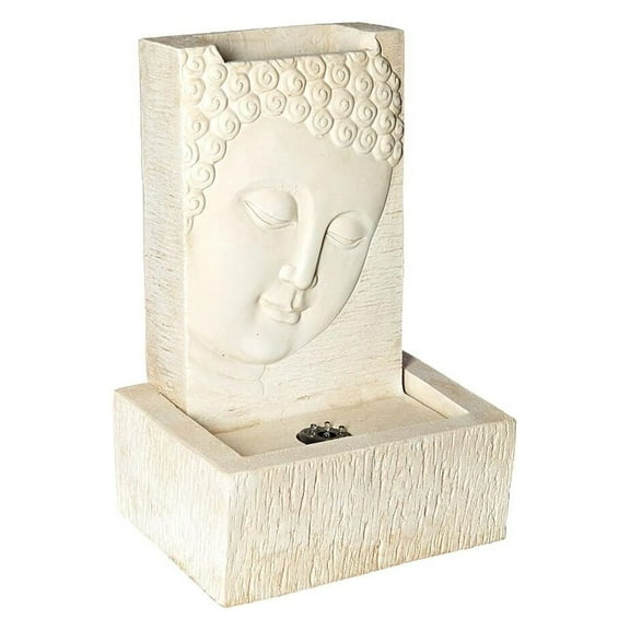 Jeco Tabletop Buddha Fountain with Led Light