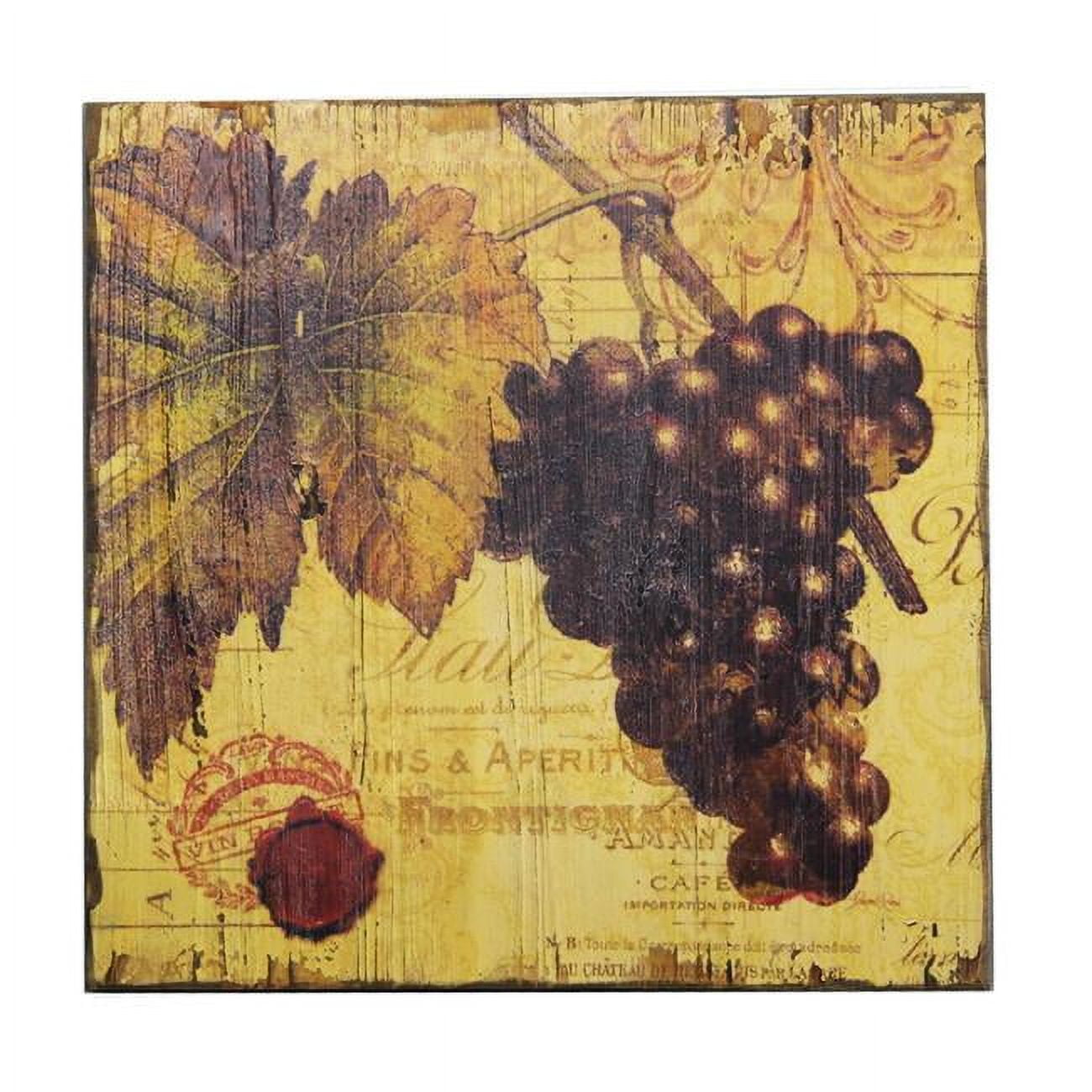 Jeco 'Vintage Grape Vines' Wall Plaque - Multi