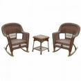 thumbnail image 1 of Jeco W00208_2-RCES016 Santa Maria Espresso Rocker Wicker Chair Set with Cushions- Orange - 3 Piece, 1 of 1