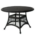thumbnail image 1 of Jeco Wicker 44" Round Dining Table-Finish:Black, 1 of 2