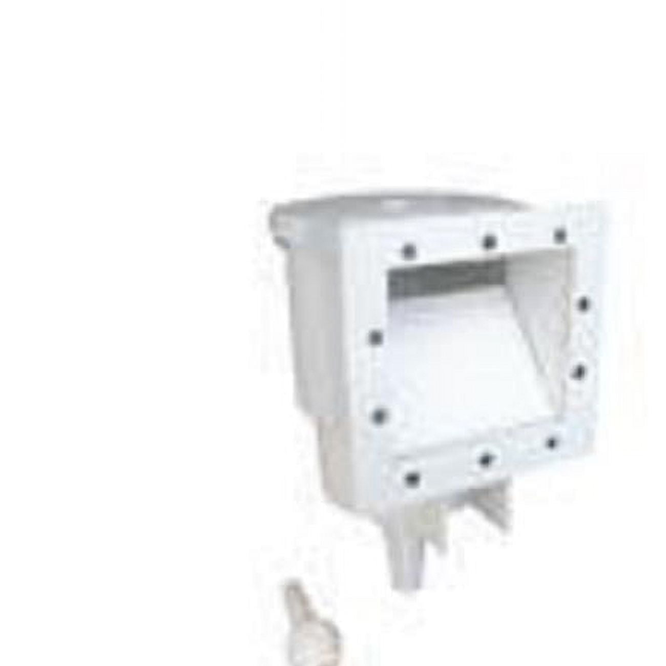 White Heavy Duty ABS Pool Skimmer with Stainless Steel Hardware