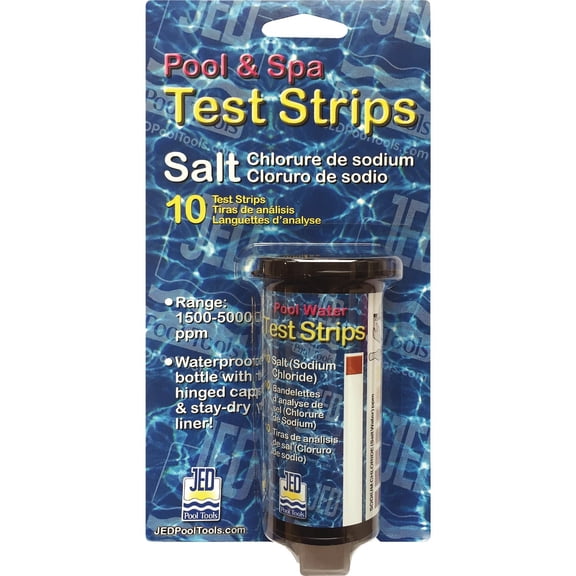 Jed Pool Tools 00-AC488 Natural Organic 10 Count Salt Test Strip