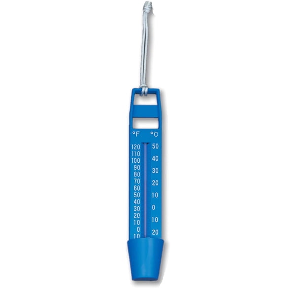 Jed Pool Tools 20-208 10" Blue Scoop Pool Thermometer