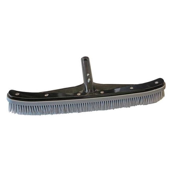 Jed Pool Tools Pool Brush, Al, Black/Gray/Enameled, 18" L 70-292