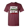 thumbnail image 1 of Jedi In The Streets Sith In The Sheets Movie Funny Parody DT Adult T-Shirt Tee, 1 of 2