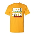 thumbnail image 1 of Jedi In The Streets Sith In The Sheets Movie Funny Parody DT Adult T-Shirt Tee, 1 of 2
