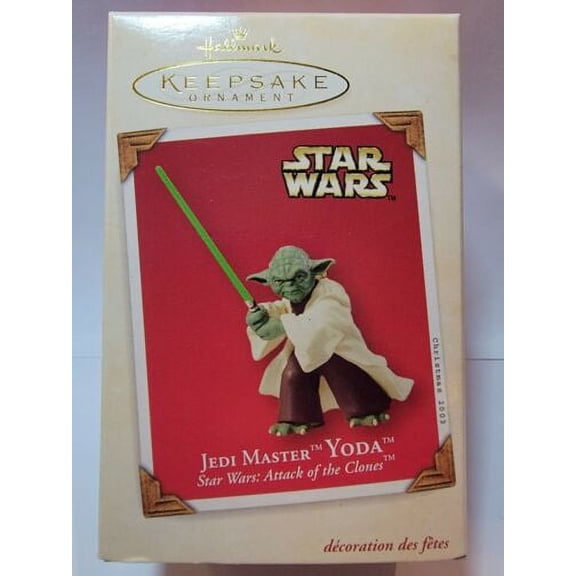 Jedi Master Yoda Star Wars Hallmark Keepsake 2003 Attack of the Clones