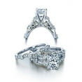 thumbnail image 1 of JeenJewels Vintage Princess Moissanite Diamond Wedding Ring Set 1 ct t.w, 10K White Gold, 1 of 1