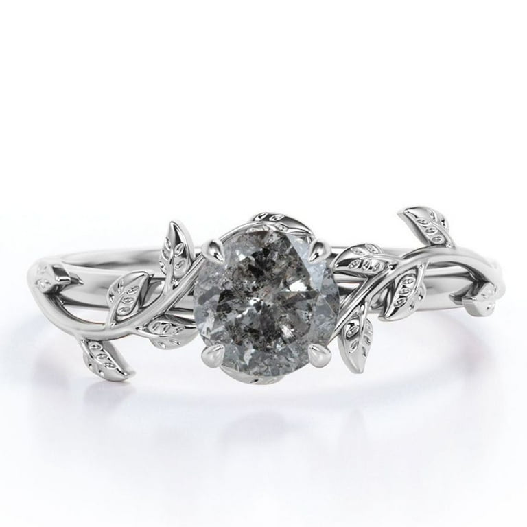 Salt and shop pepper engagement ring