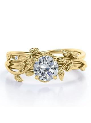 Yellow Gold Ladies Wedding Bridal Cz Round Solitaire Band Anillo Matrimonio  Oro Amarillo Mujer Hombre Set 3 for Sale in South Houston, TX - OfferUp