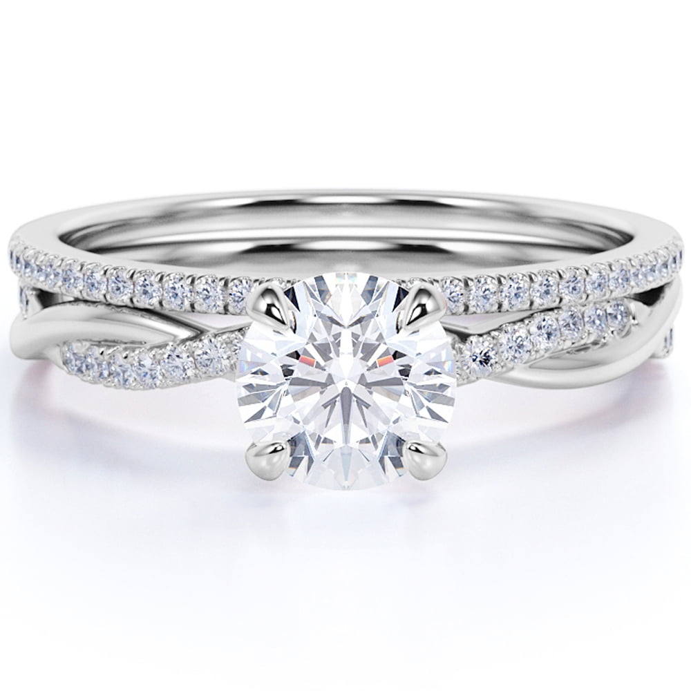 Infinity stone wedding band sale