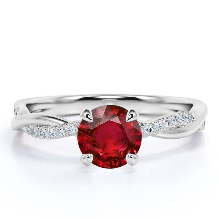 Lab created ruby engagement rings deals