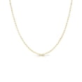 thumbnail image 1 of JeenMata 16 Inches 1.6 mm Round Rolo Chain Necklace in Yellow Gold Plated over Sterling Silver - Dainty Rolo Chain, 1 of 3