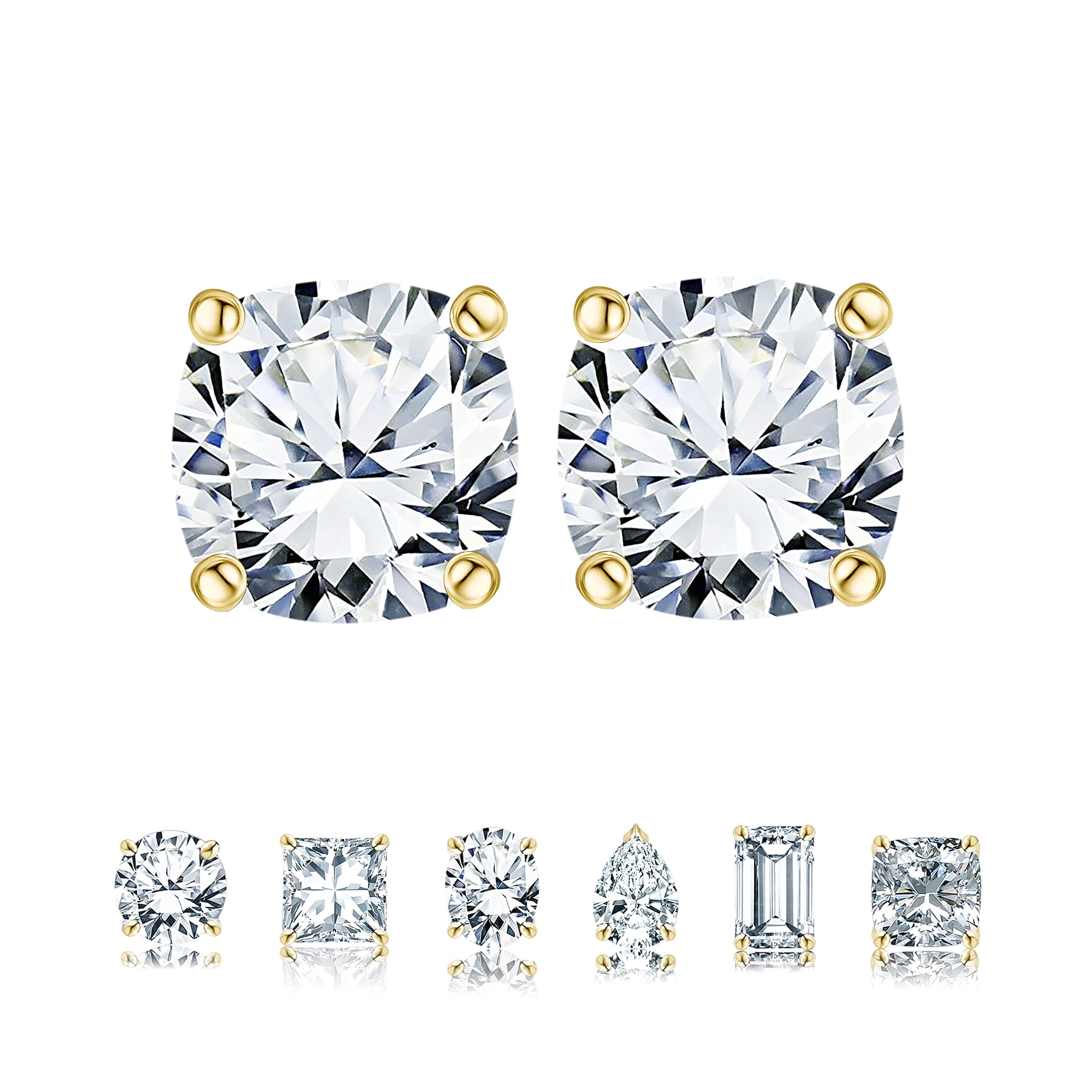 Walmart Black Friday Deals 2025 - JeenMata 4 Prong - 1 Carat Cushion ...