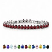 JeenMata 5.5 Carat Pear Tennis Bracelet for women, July Birthstone CZ, Bracelets for woman, Jewelry Gifts