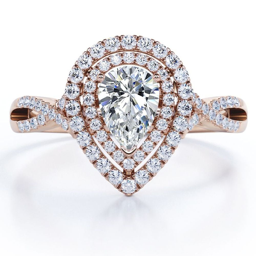 Almond shaped ring best sale